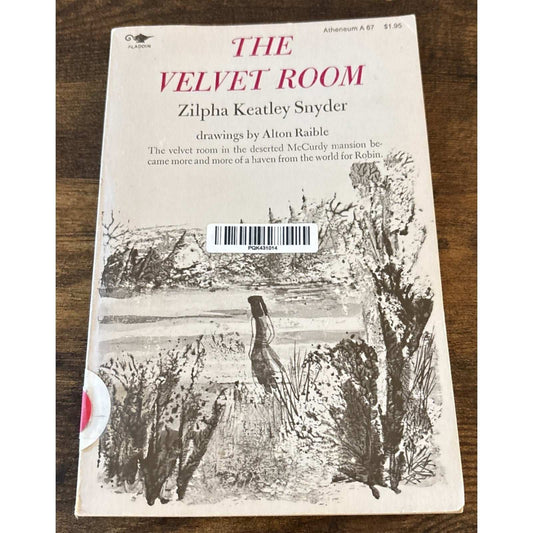 The Velvet Room - Zilpha Keatley Snyder - 1st Aladdin Edition 1965 Ex-Library