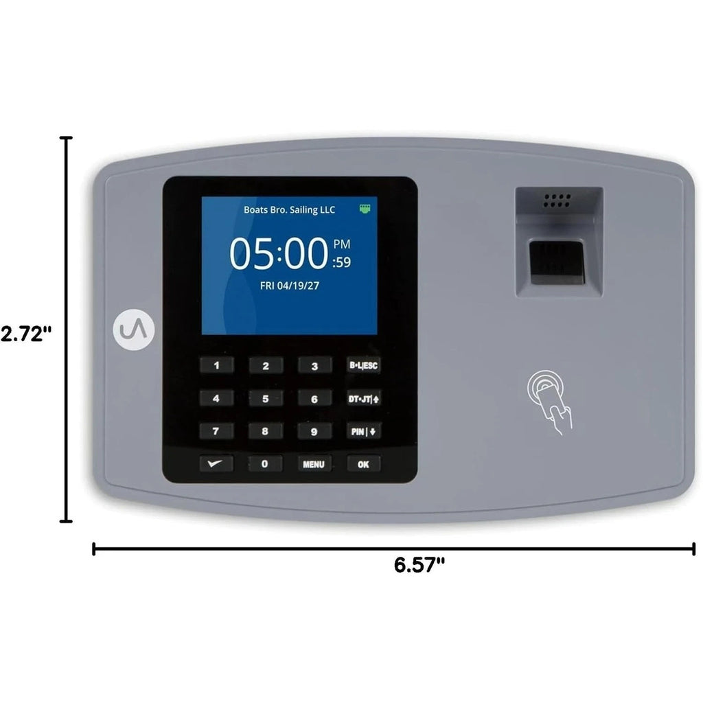 uAttend BN6500N Biometric Fingerprint WiFi Time Clock System for Business SEALED