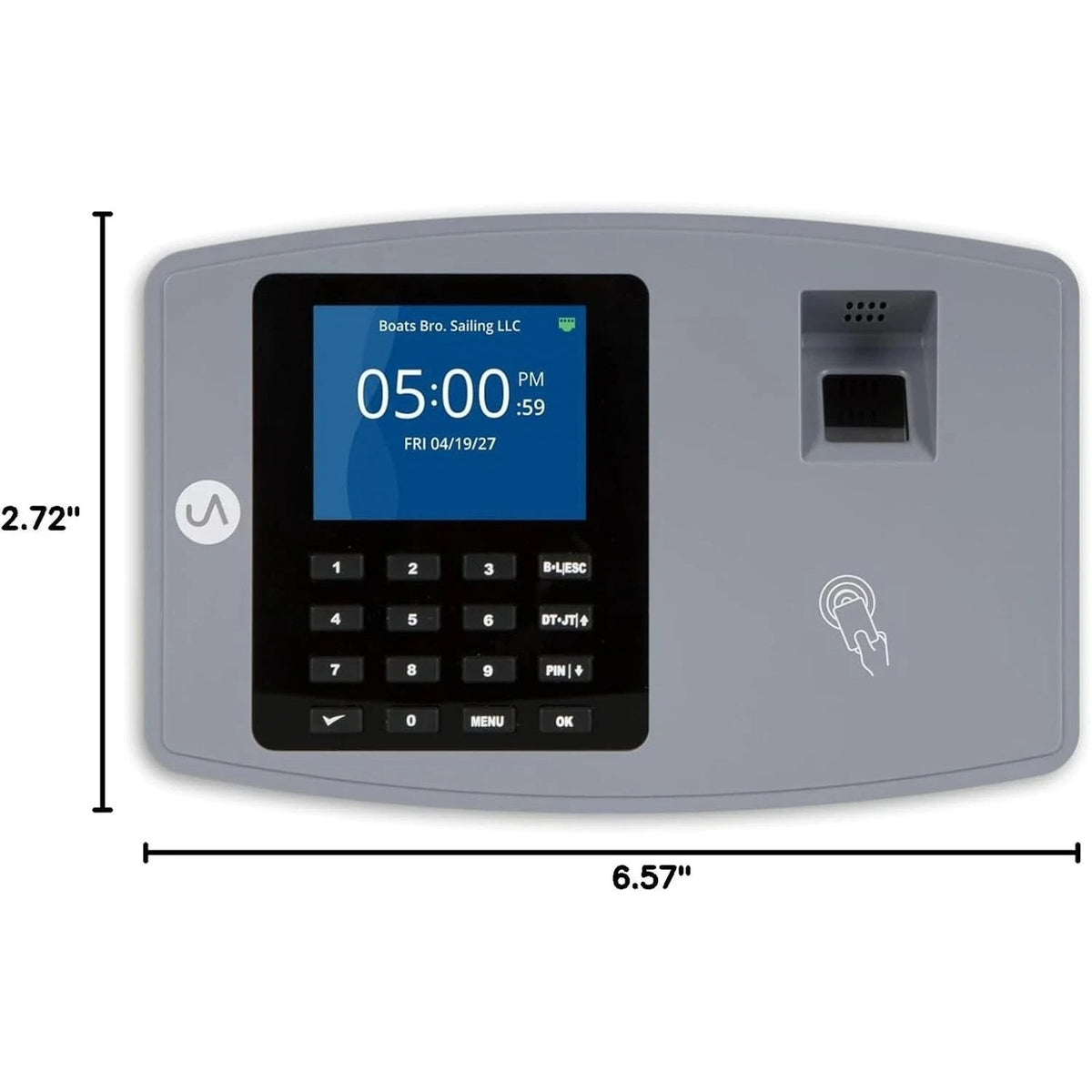 uAttend BN6500N Biometric Fingerprint WiFi Time Clock System for Business SEALED