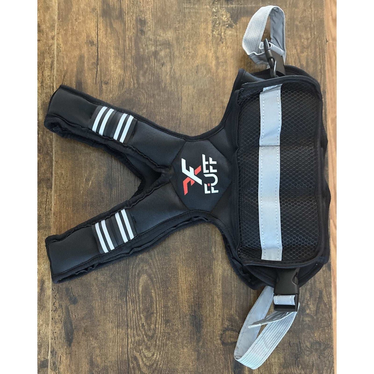 FUFF 4-10lb Adjustable Weighted Vest w/ 6 Ironsand Weights for Strength Training