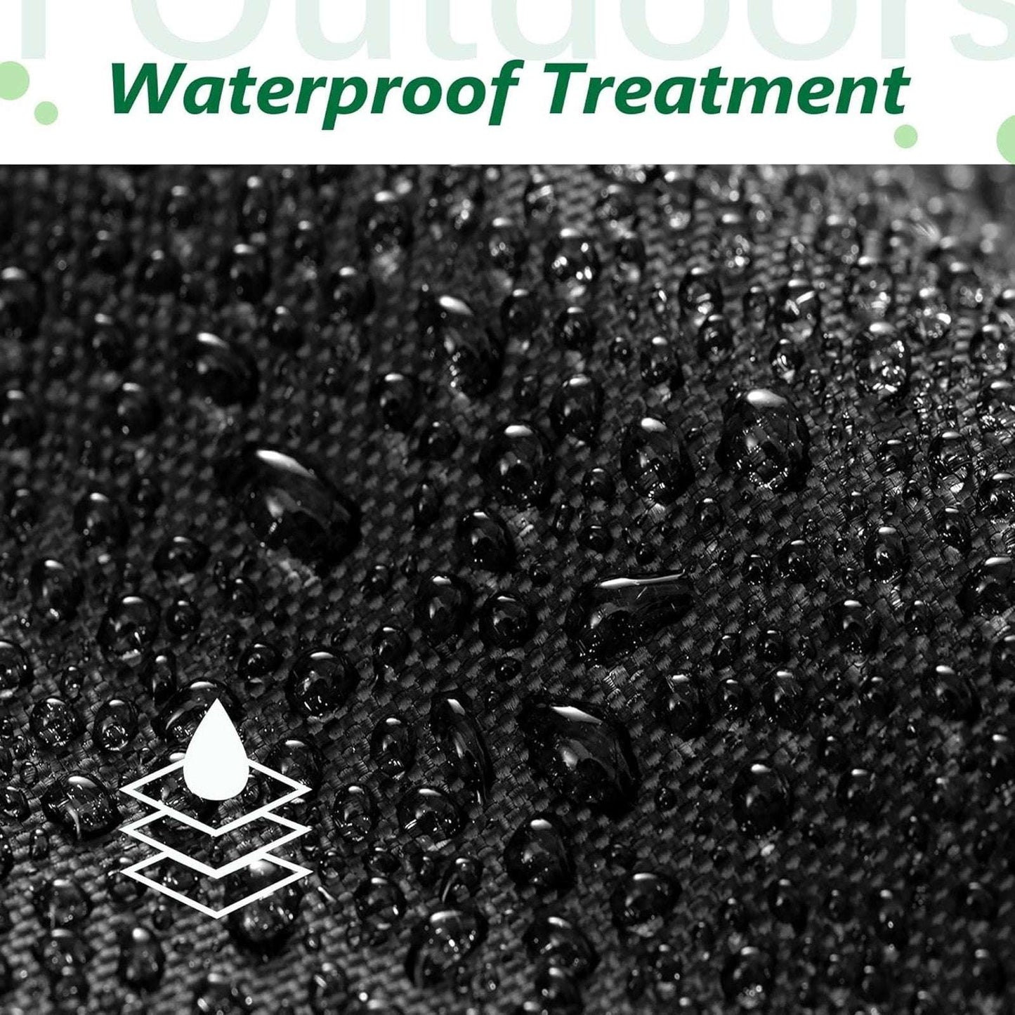 Himal Universal Zero Turn Mower Cover, Heavy Duty Waterproof Up to 60" Deck UV P