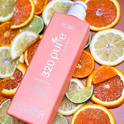 320PURE SMOOTHIE Leave In Conditioner 100% Pure Extracts Frizz Control 16oz Pump