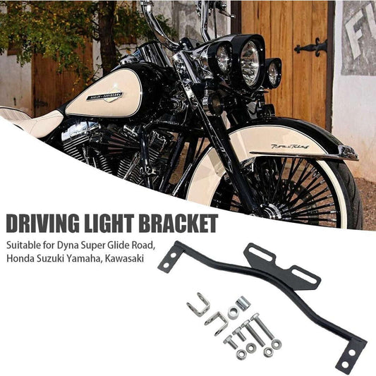 Motorcycle Light Bracket Bar Driving Spot Fog Passing Turn Signal Harley Honda S