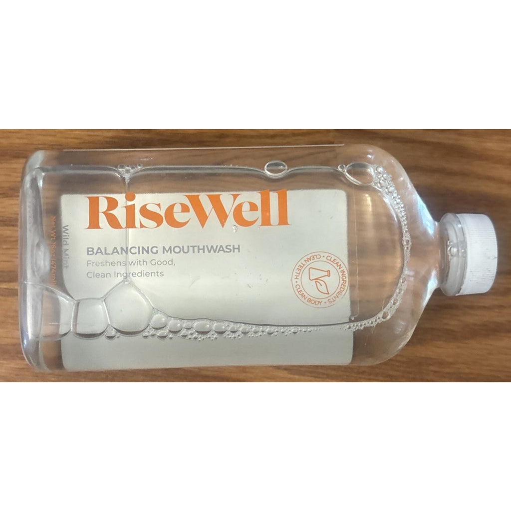 RiseWell Wild Mint Balancing Mouthwash 16oz(474ml)