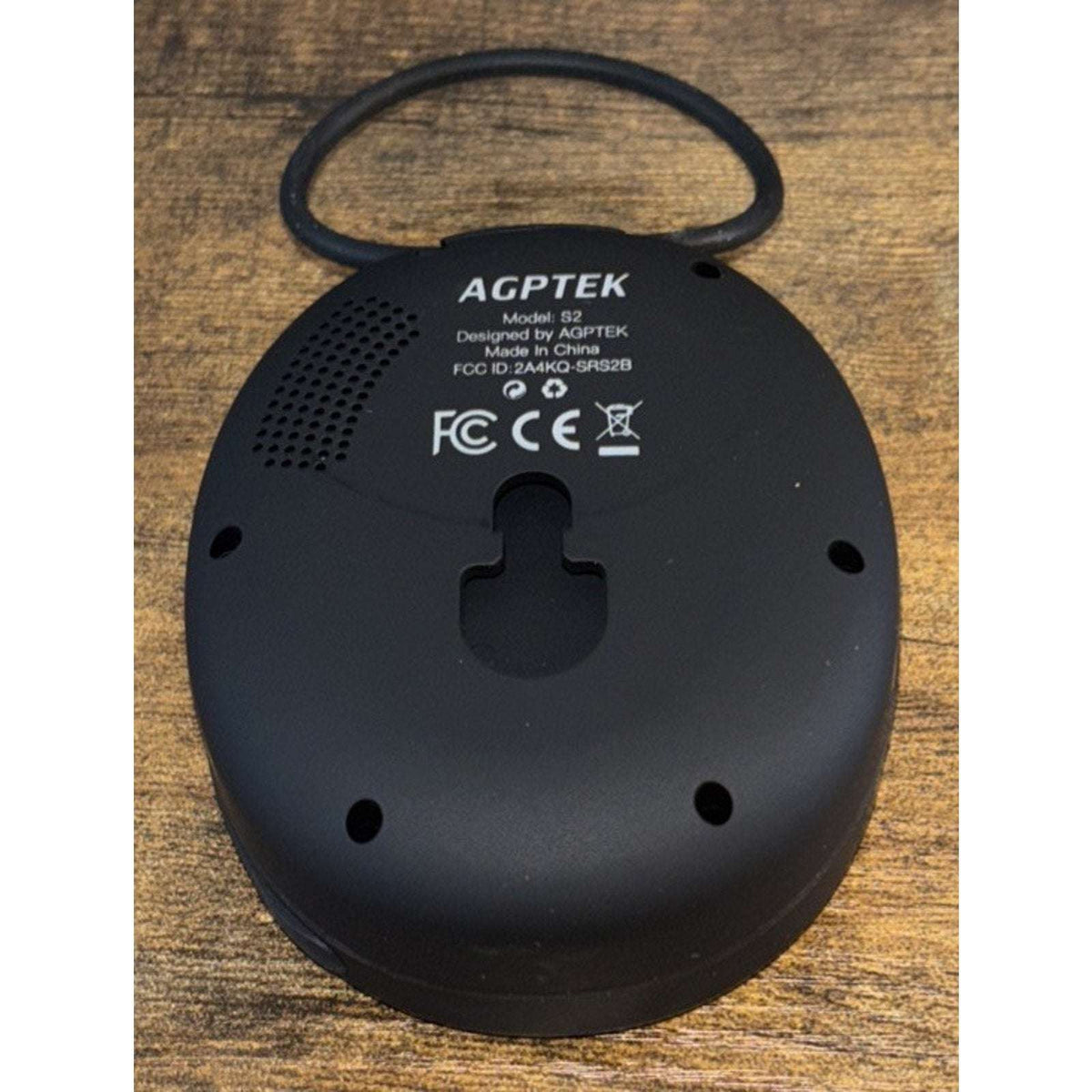 AGPTEK Bluetooth 5.0 Waterproof Wireless FM Radio Speaker Rechargeable Model S2