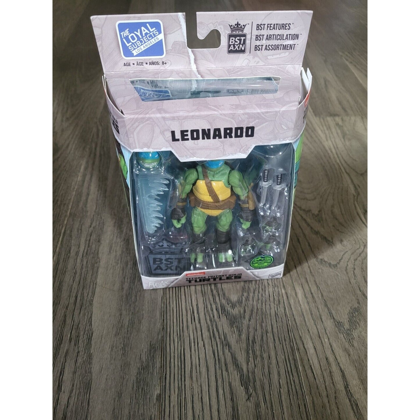 Loyal Subjects BST AXN Teenage Mutant Ninja Turtles Leonardo Battle Ready TMNT