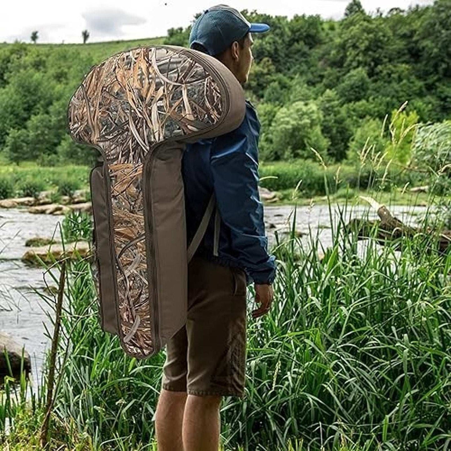 MYDAYS Soft Camo Hunting Backpack Padded Carry Case Bag