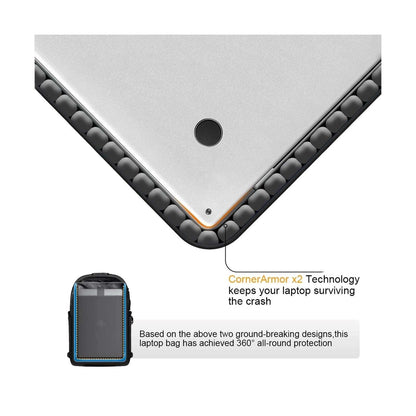 Tzowla Travel Laptop Backpack Water Resistant Anti-Theft Bag w USB Charging Port