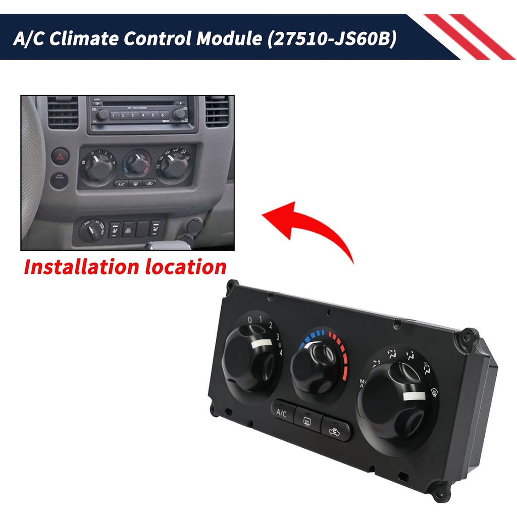 27510JS60B A/C Control Switch Heater Panel For Nissan Frontier Navara D40 07-12