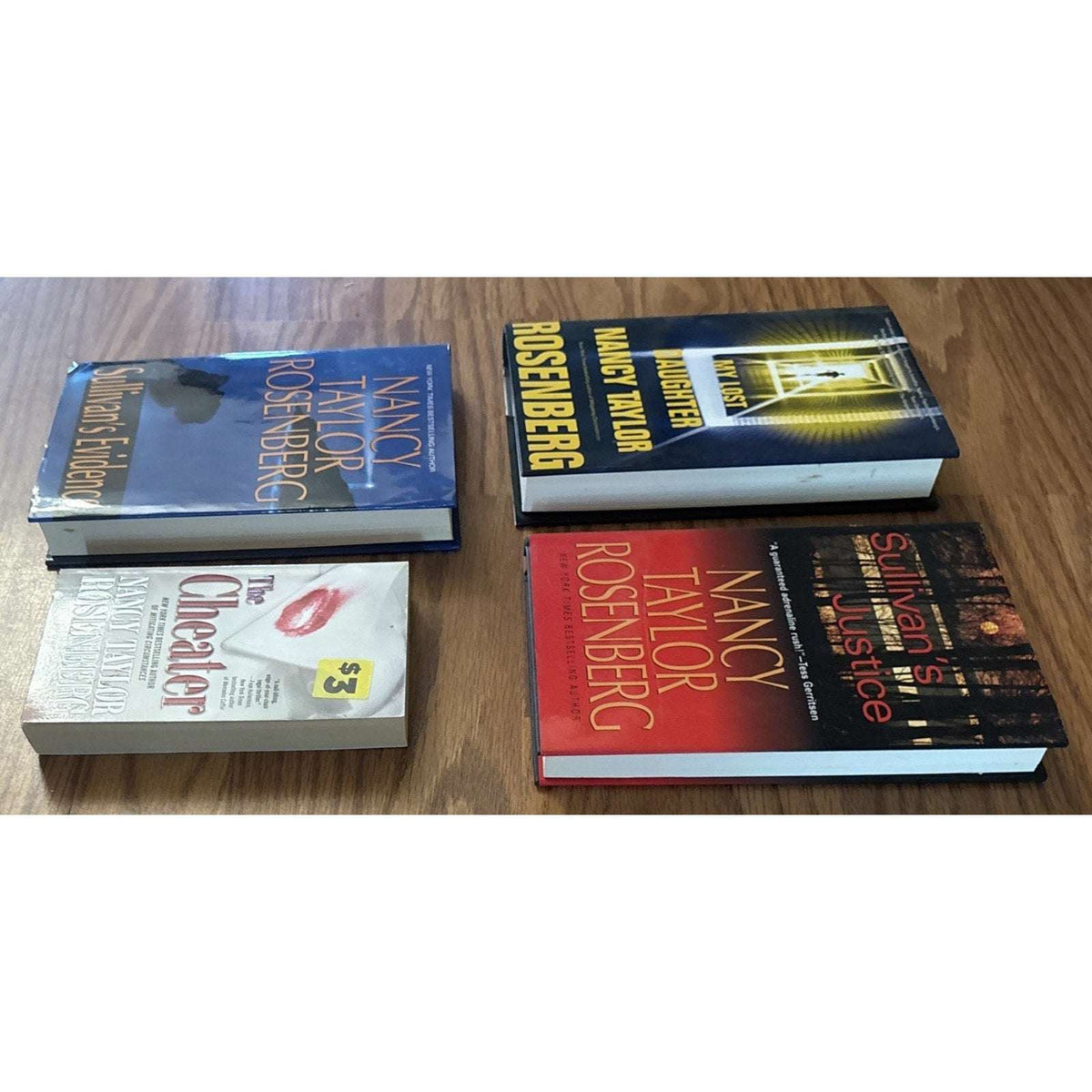 Lot of 4 Nancy Taylor Rosenberg Novels 3HC & 1 PB My Lost Daughter, Sullivan's