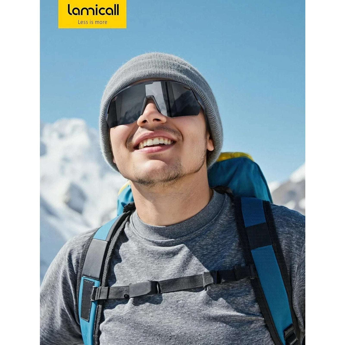 Lamicall 24g HD Polarized UV400 Sports Sunglasses Fishing Running Baseball Golf