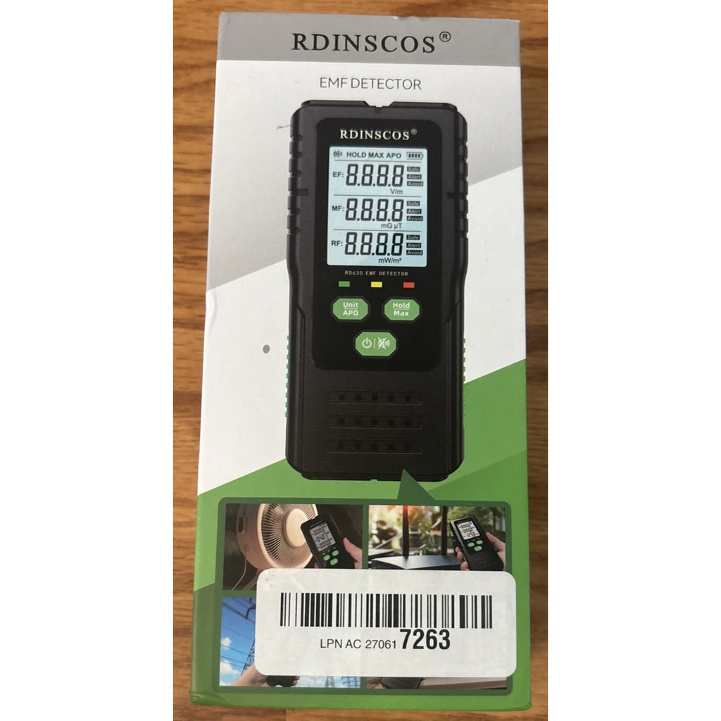 RD630 EMF Detector Meter RF MF EF Electromagnetic Radiation Tester Handheld