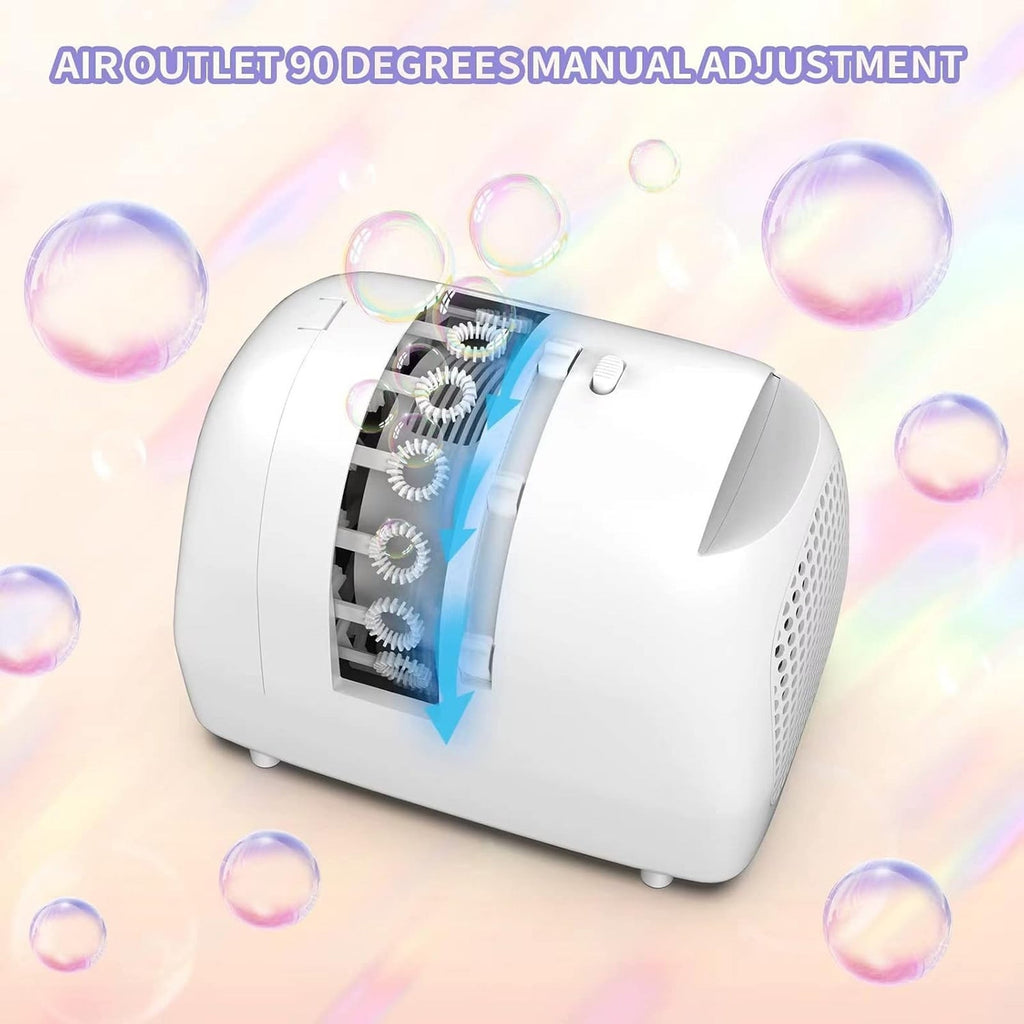 Automatic Bubble Machine Portable Maker 60+ Min Continuous Blaster Dual Power