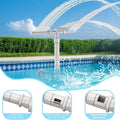 3-Head/2 Mode Pool Waterfall Sprinkler Fountain 360° Adjustable Above/In Ground