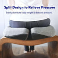 Cushion Lab Pressure Relief Seat Cushion Memory Foam Contoured Long Sitting Hour