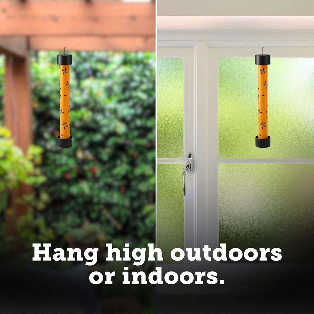 Starbar EZ Fly Stik Odorless Sticky Fly Trap 2-Pack Indoor & Outdoor w/ Hanger