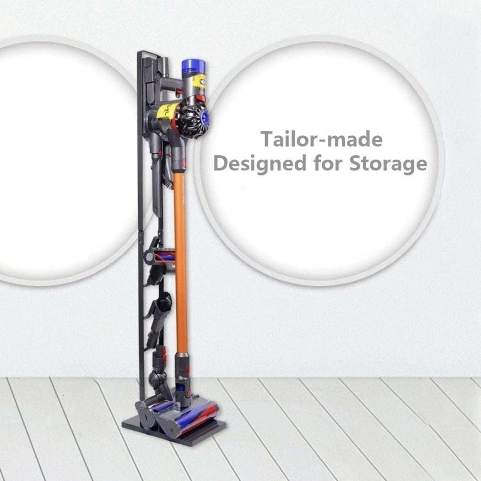 Dyson Sturdy Vacuum & Attachment Stand Holder Organizer Space Saver V8 V15 DC58+
