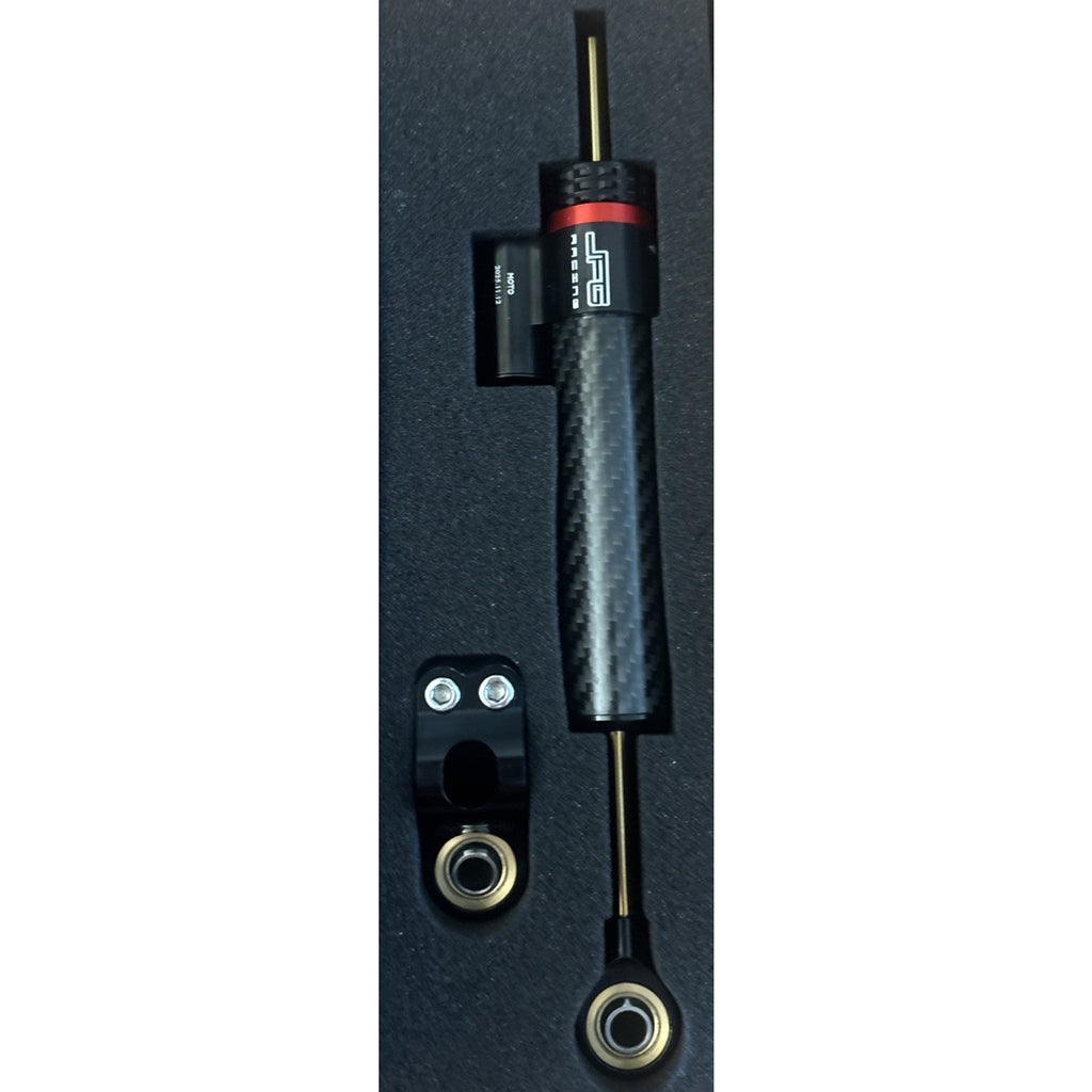 JFG Racing 10" Universal Motorcycle Steering Damper Stabilizer Carbon Fiber