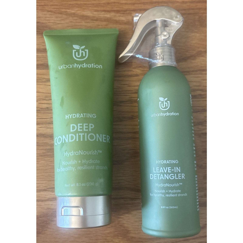 2PC Urban Hydration HydraNourish Leave-in Detangler Spray & Deep Conditioner NEW