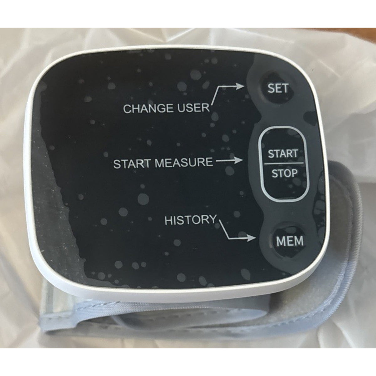Oklar Automatic Blood Pressure Wrist Monitor for Home Use Rechargeable w/ Voice