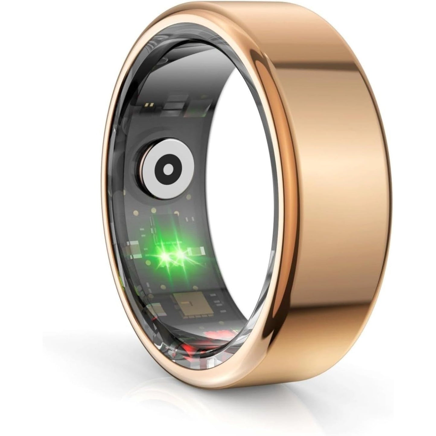 Smart Ring 3 w/ Charging Case Health Sleep Tracker w APP Waterproof Size 10 GOLD
