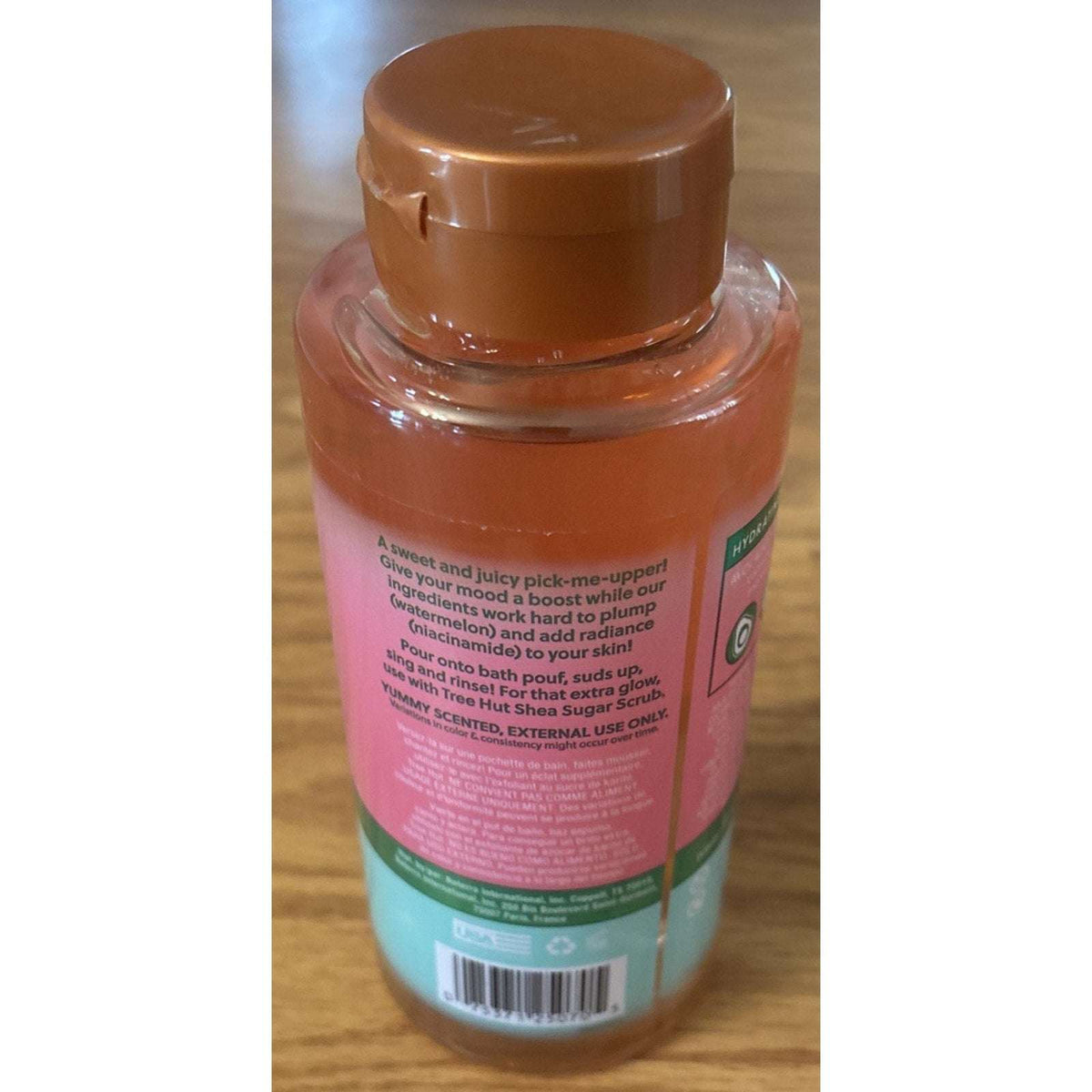 2 x Tree Hut Watermelon HYDRATE & GLOW Moisturizing Foaming Gel Wash w Aloe 18oz