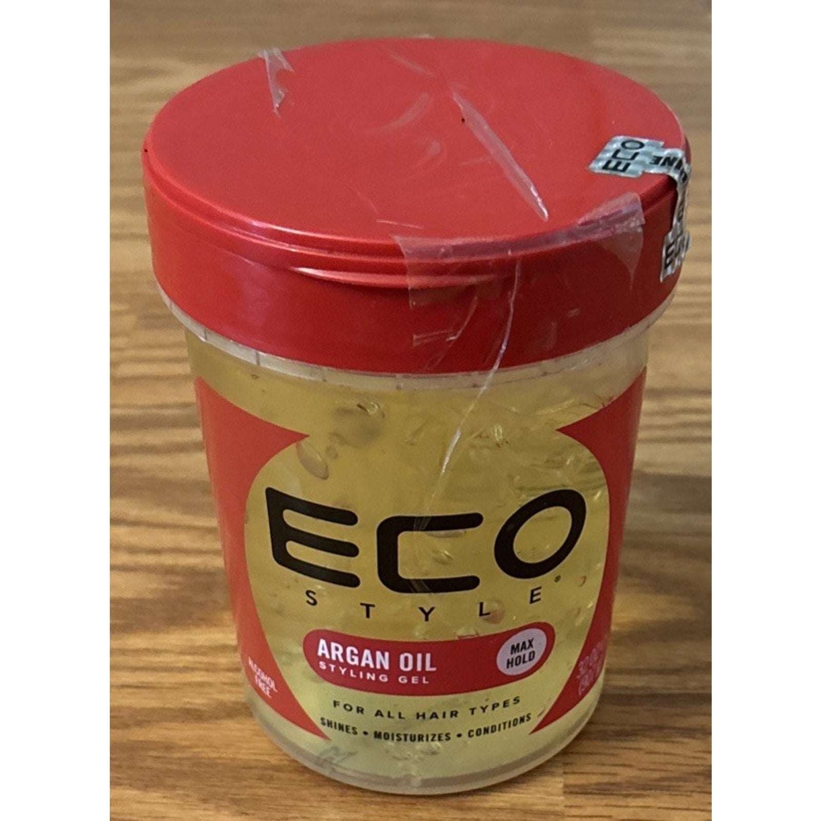 Eco Style Argan Oil Styling Gel, 32 oz Max Hold - Anti-Frizz, Shine, Moisturizes