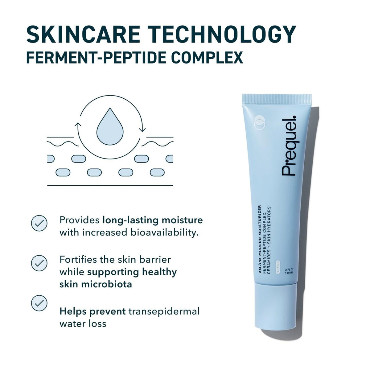 3PC Prequel Skincare Bundle Redness Reform, Lucent-C & AM/PM Modern Moisturizer