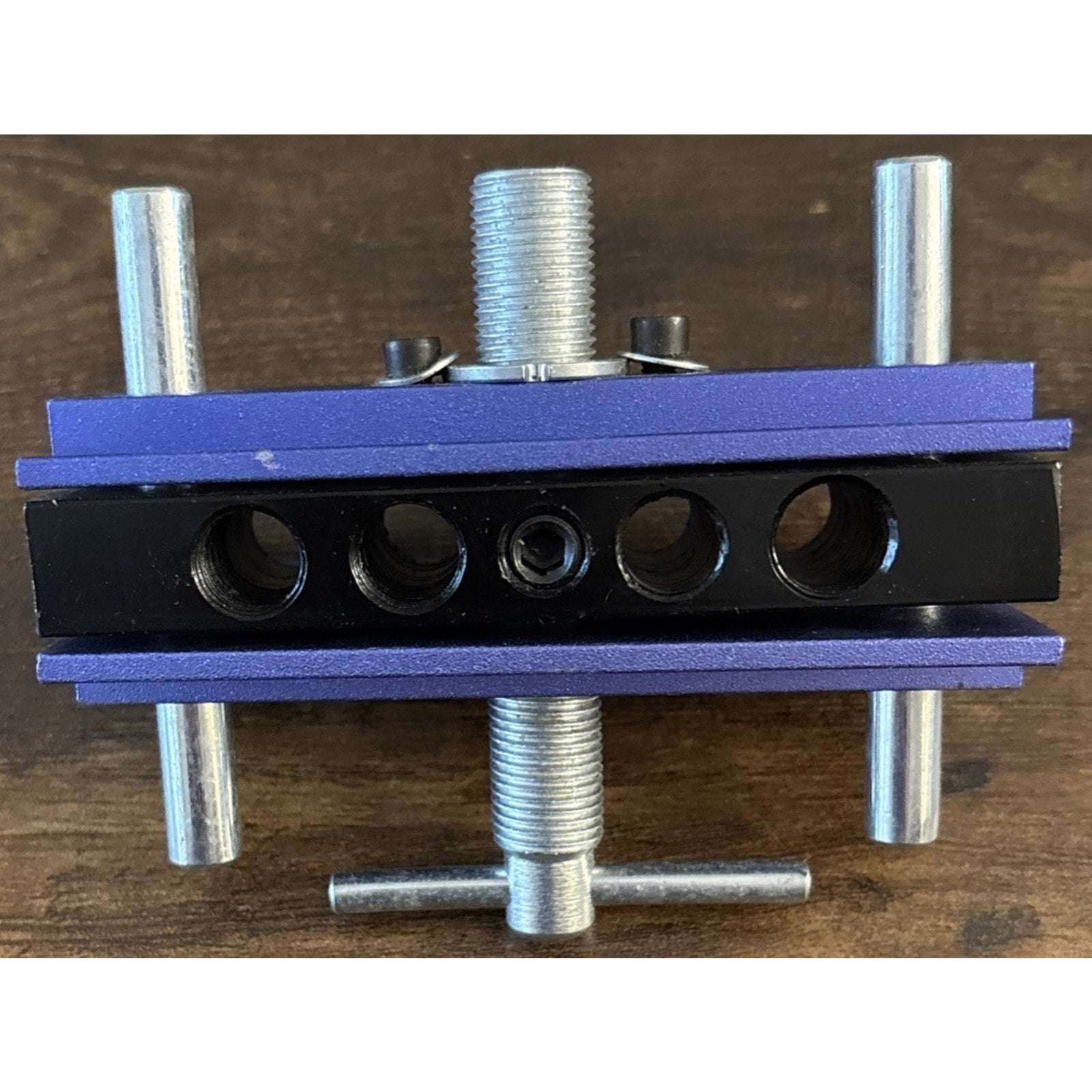 Upgraded 6.7 Inch Self Centering Dowel Jig, Guide Block for Straight Holes