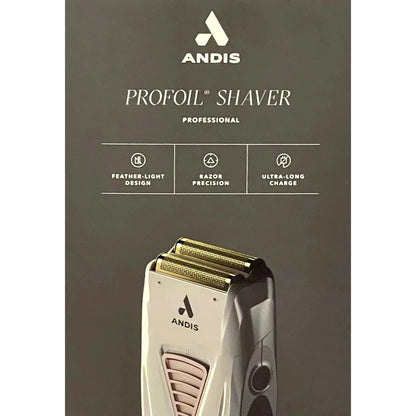 ANDIS TS-1 PROFOIL LITHIUM TITANIUM FOIL SHAVER CORDLESS w/ Charging Cord 17235