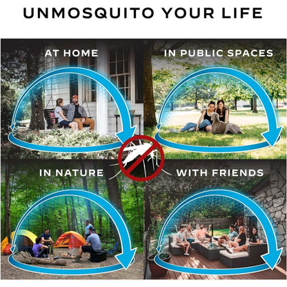 Thermacell Mosquito Repellent Rechargeable E-Series 20' Protection w 12Hr Refill