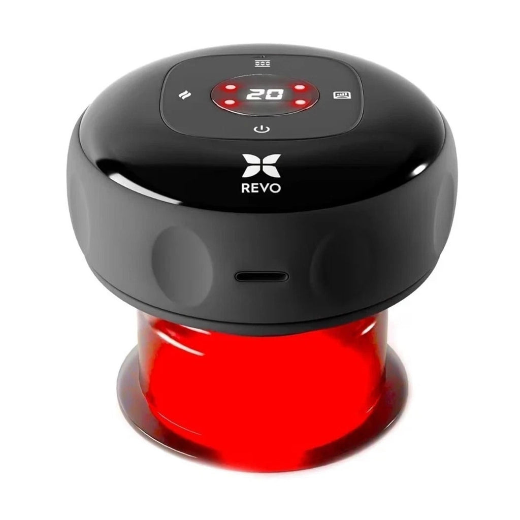 REVO Smart Cup The Original 4-in-1 Red Light Cupping Therapy Massager w Heat NEW