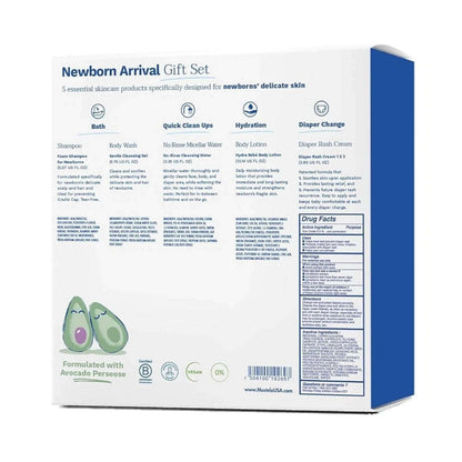 Mustela Newborn Arrival Gift Set Baby Skincare & Bath Essentials 5Pcs FULL SIZE