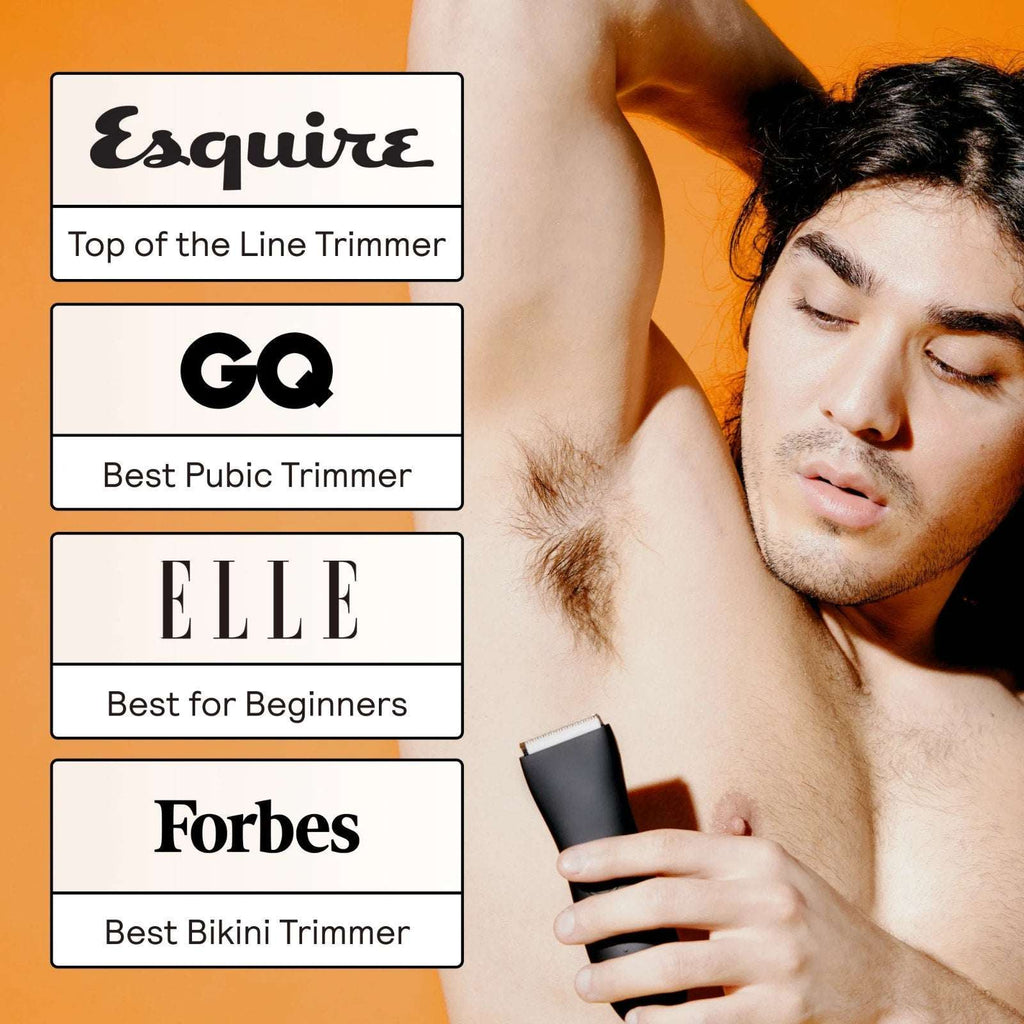 Meridian The Trimmer Whole Body Hair Trimmer Waterproof & Rechargeable in ONYX