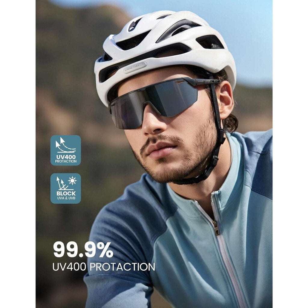 Lamicall 24g HD Polarized UV400 Sports Sunglasses Fishing Running Baseball Golf