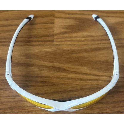 BIRCEN Night Vision Anti Glare Glasses White Sports Frames for Driving Fishing +