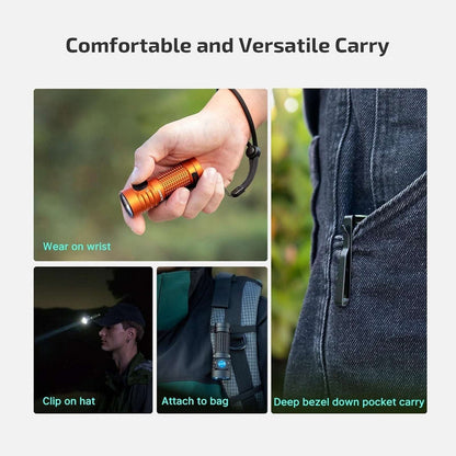 Olight Baton Turbo Compact Magnetic Rechargeable Flashlight 1000 Lumen 510m Beam