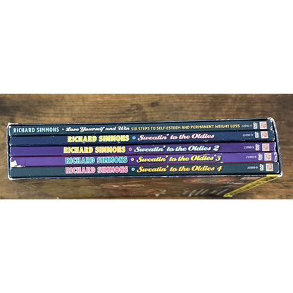 HUGE Richard Simmons LOT - Food Mover Kit, Sweatin to Oldies, Groovin In The Hou