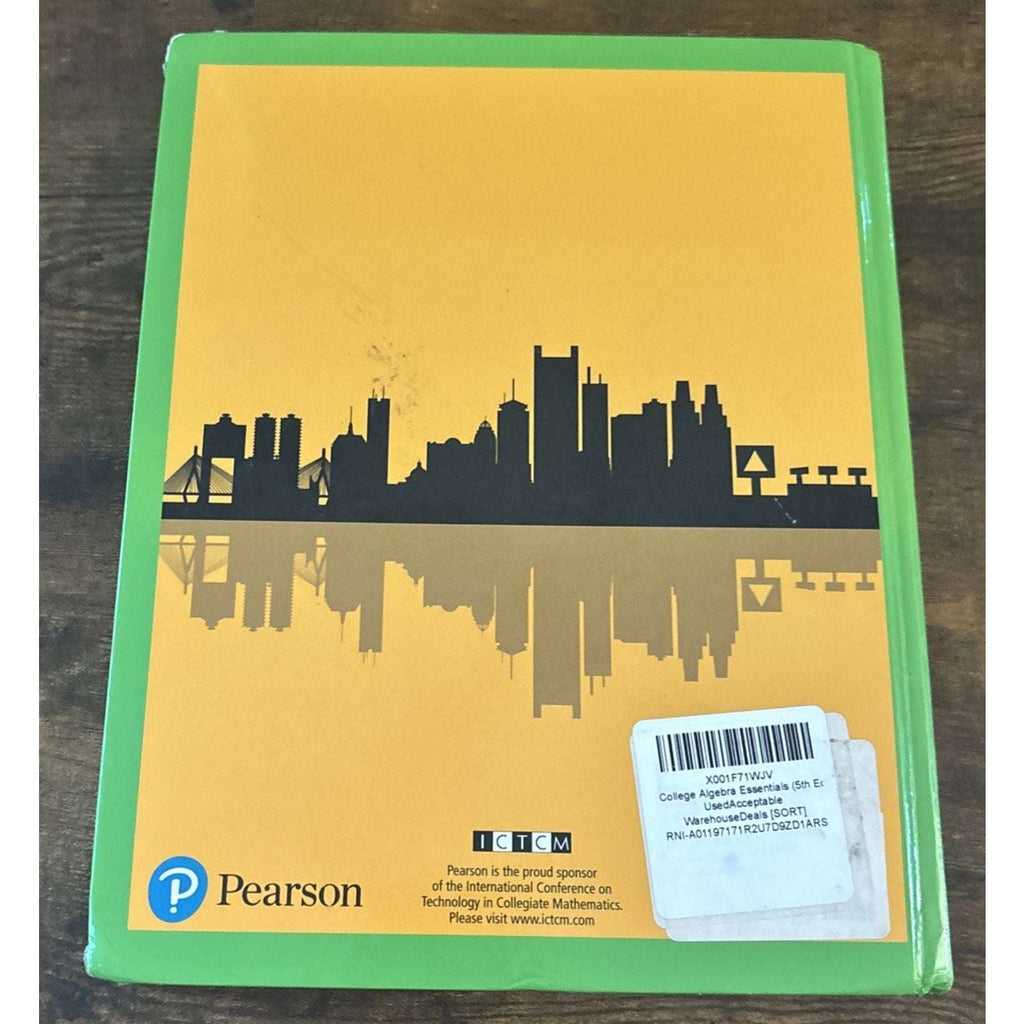 Blitzer College Algebra Essentials 5th Edition Pearson Robert Blitzer