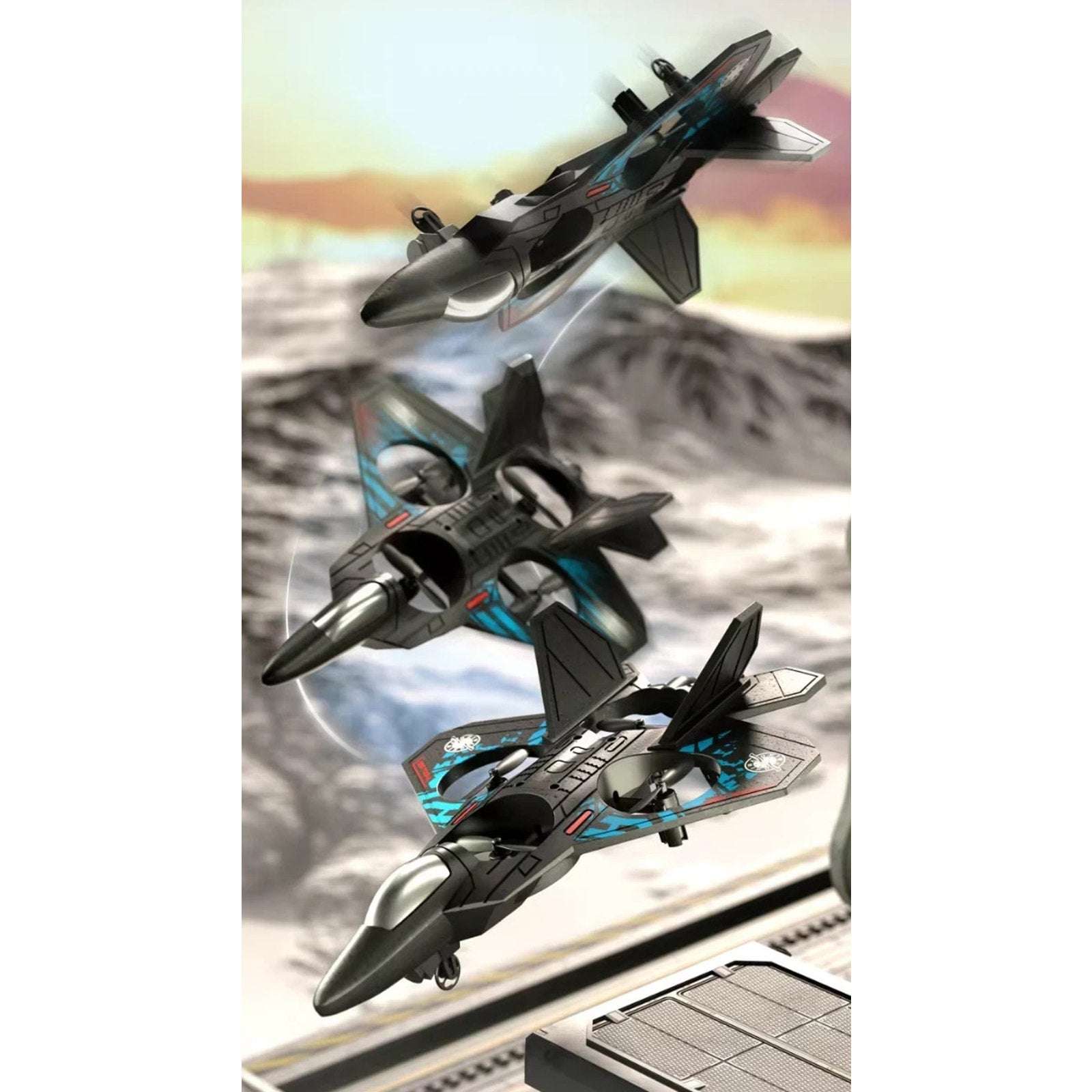 F-22 Raptor Drone2.4GHz RC Remote Control Stunt Plane Easy to Fly L0712 14YRS +