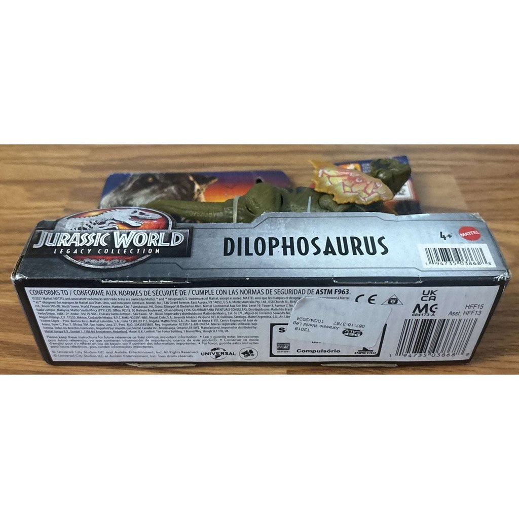 Mattel Jurassic World Legacy Collection DILOPHOSAURUS Dinosaur Action Figure New