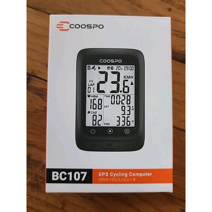 COOSPO BC107 Bluetooth ANT+ Dual GPS Cycling Computer Waterproof Bike Tracker