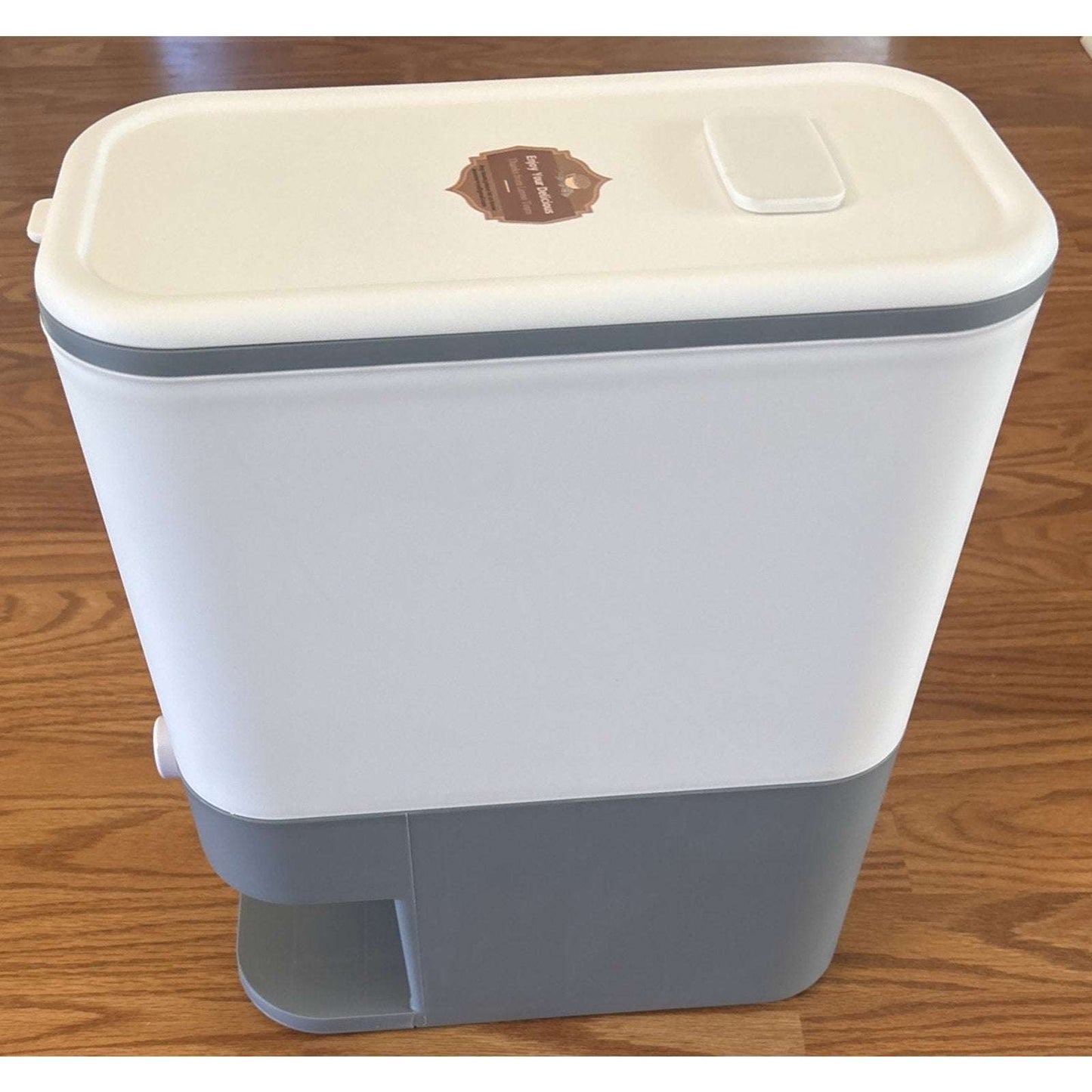25lbs Rice Dispenser w/ Measuring Cup & Built-in Fresh Box Moisture/Insect Free