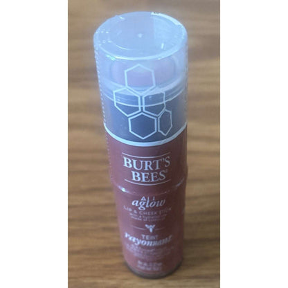 Burt's Bees All Aglow Lip & Cheek Stick # 1250 Suez Sands .32 Oz New/Sealed