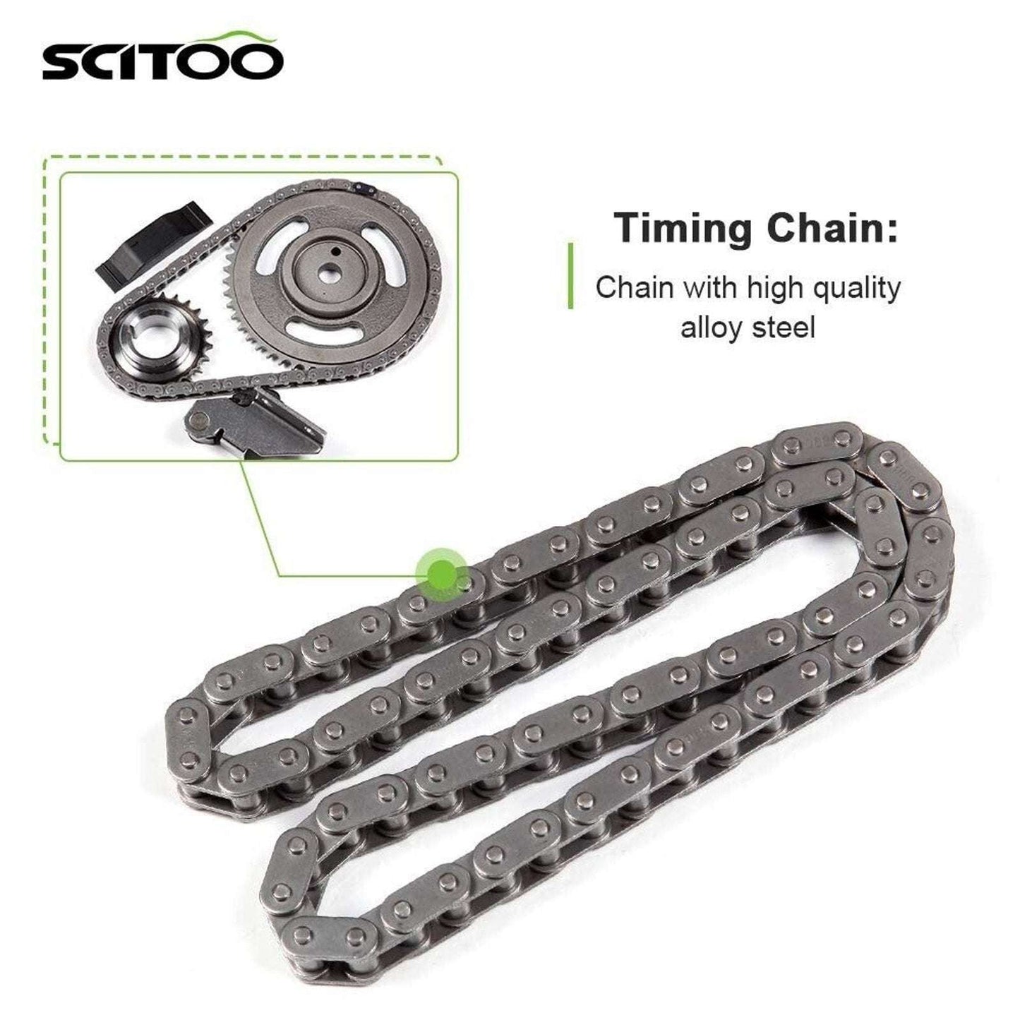 Timing Chain Kit fit 83-02 Dodge Dakota Eagle Jeep Wrangler Cherokee CJ7 2.5L