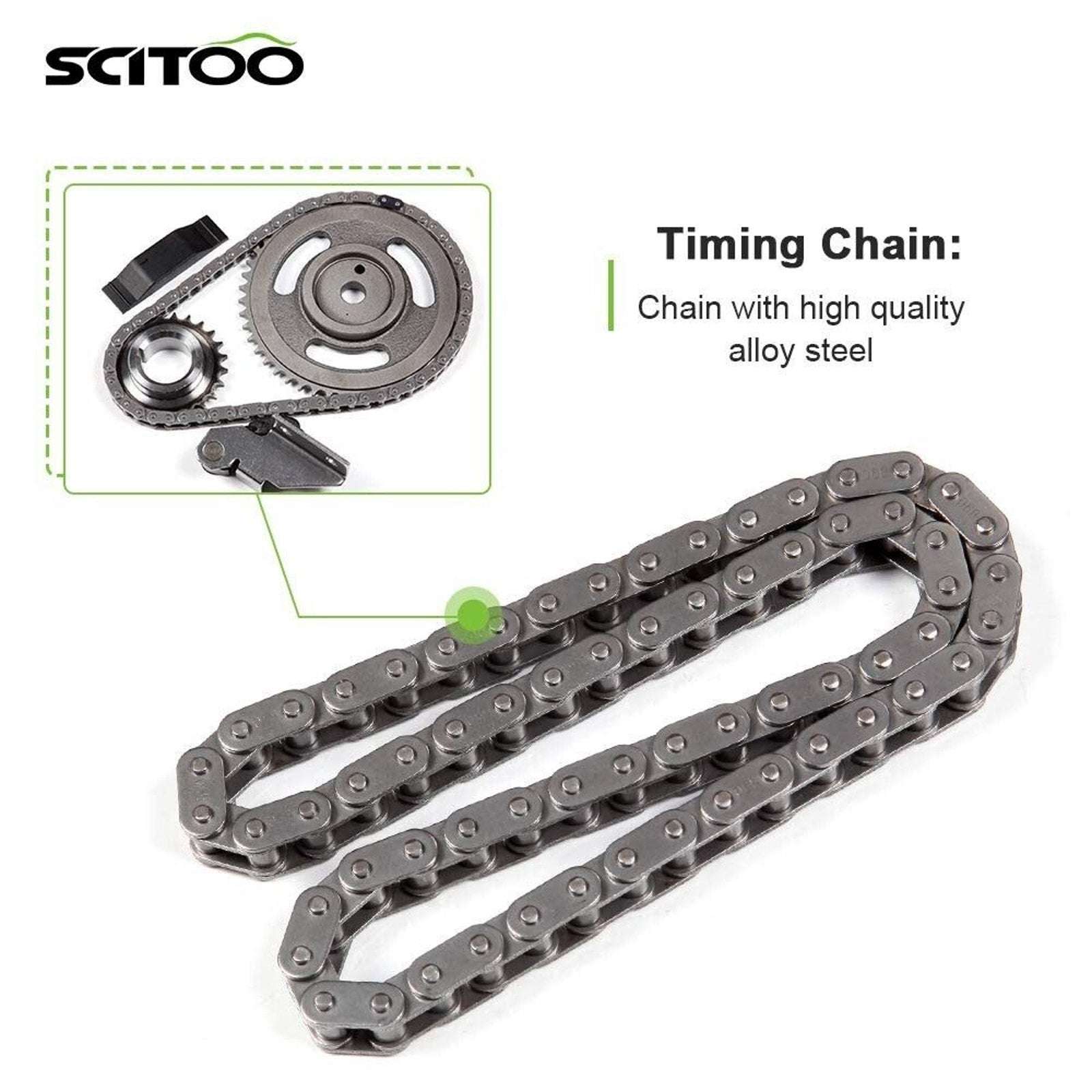 Timing Chain Kit fit 83-02 Dodge Dakota Eagle Jeep Wrangler Cherokee CJ7 2.5L