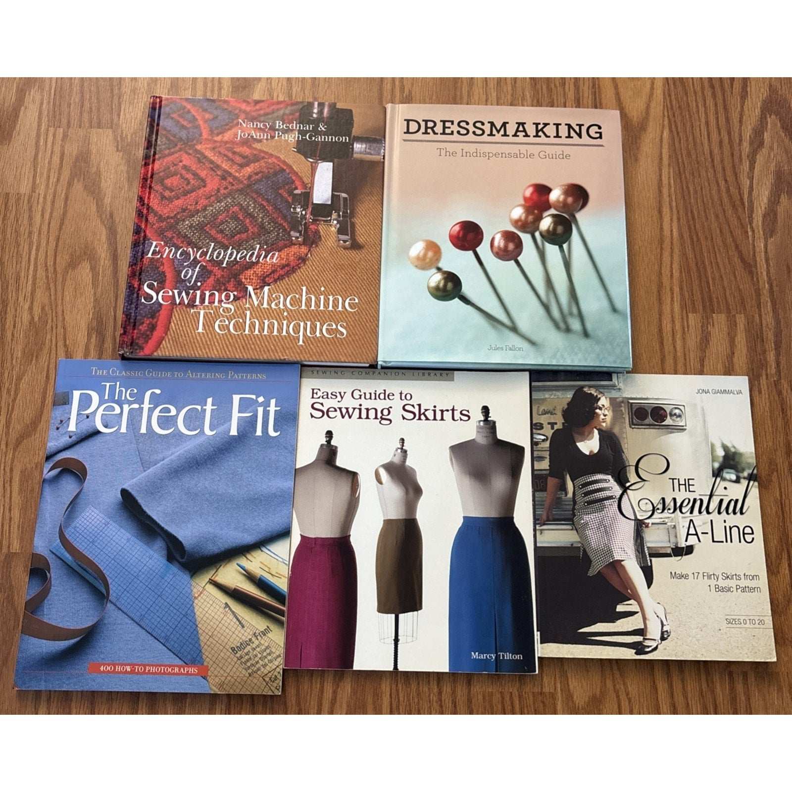 5 Sewing Books Dressmaking: The Indispensable Guide, Essential A-Line, Perfect F