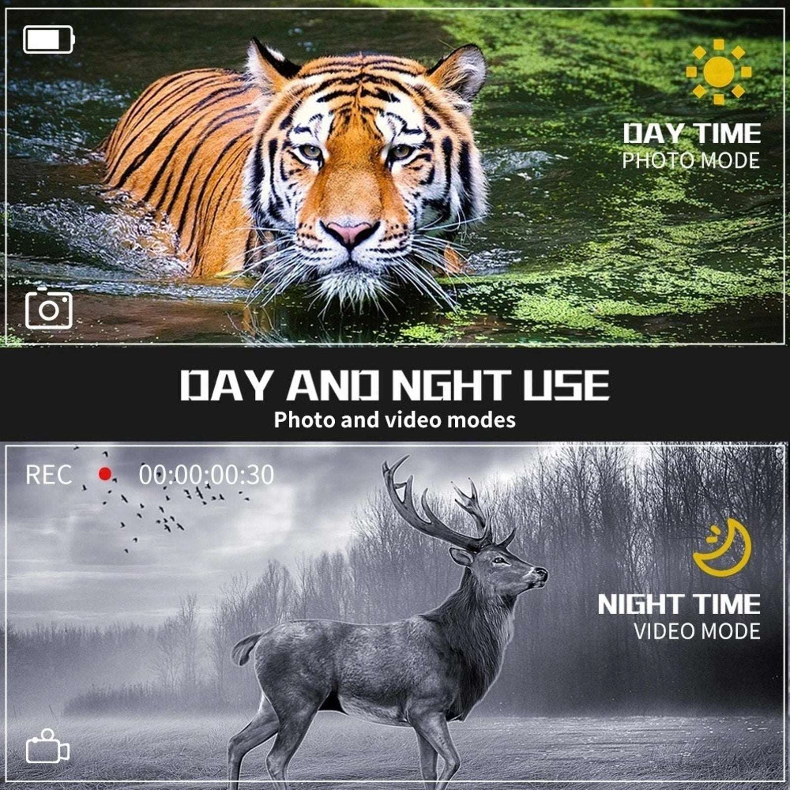 1080P Night Vision Monocular 16X Digital Zoom Infrared IR Goggles 12MP Hunting