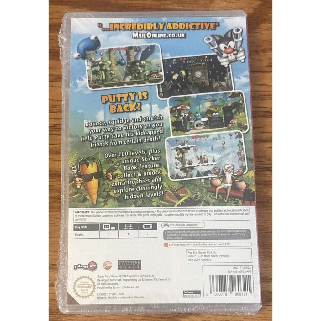 Super Putty Squad (Nintendo Switch) Brand New Sealed