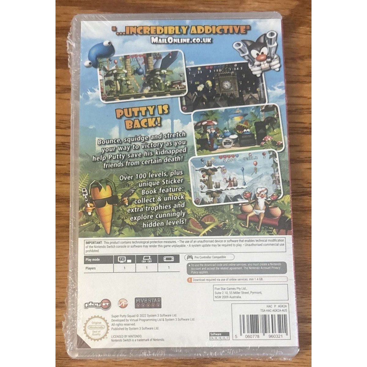 Super Putty Squad (Nintendo Switch) Brand New Sealed
